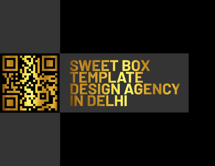 sweet box packaging design template