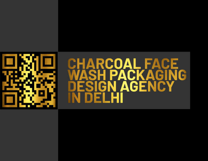 charcoal face wash packaging design agency in delhi