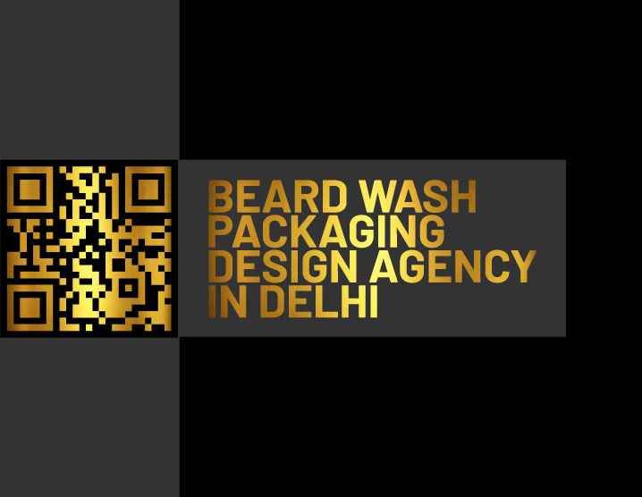 beard wash cosmetic packaging design agency in delhi